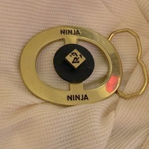Vintage men’s Ninja buckle